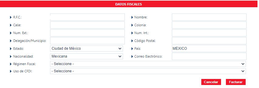 Factura boleto en el Portal de Facturación – ADO